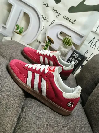 Adidas Samba OG Chaussures lifestyle rouge et blanc 7