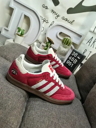 Adidas Samba OG Chaussures lifestyle rouge et blanc 9