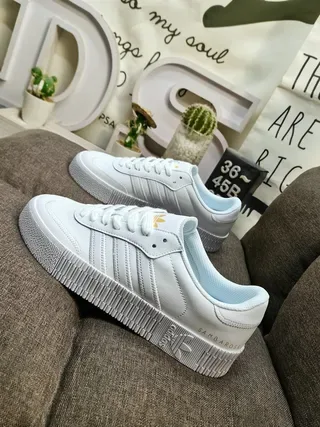 Adidas Samba chaussures lifestyle blanches noires marrons 7