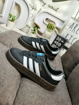 Adidas Samba chaussures lifestyle blanches noires marrons 17