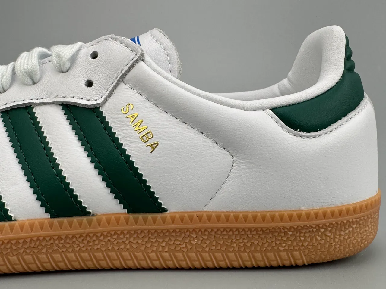 Adidas Samba Blancos Verdes Goma Zapatillas Lifestyle 3