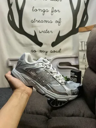 Adidas Zapatillas Lifestyle Plata Malla Metálica 5