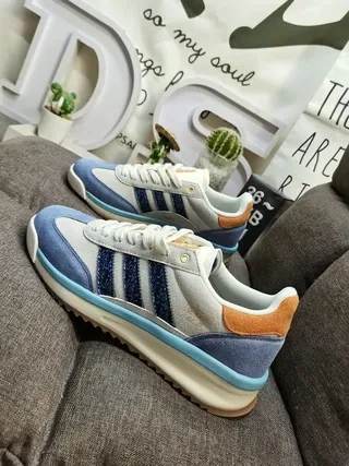 Adidas SL '72 Verde Oscuro y Negro Zapatillas Lifestyle 17