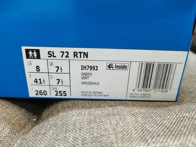 Adidas SL '72 Verde Oscuro y Negro Zapatillas Lifestyle 22