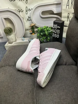 Adidas Superstar Rose Poussière Chaussures Lifestyle 6