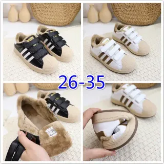 Adidas Superstar Kids Velcro Strap حذاء أسلوب حياة للأطفال