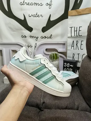 Adidas Superstar Sneakers Lifestyle Rose Pastel Shell-Toe 23