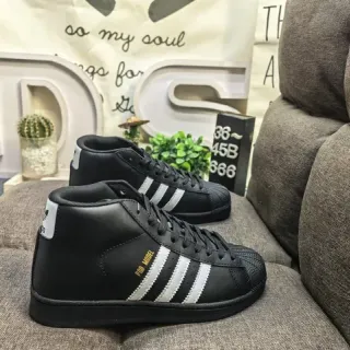 Adidas Superstar Pro Model Black White Gold حذاء أسلوبي