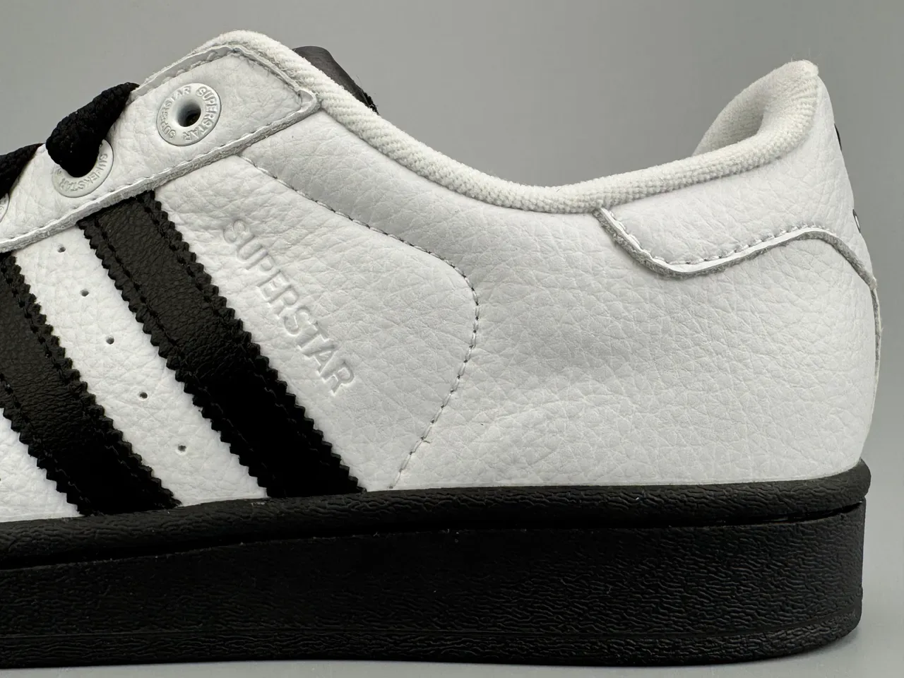 Adidas Superstar White and Black Lifestyle Sneakers 7