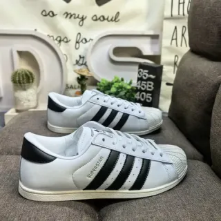 Adidas Superstar White and Black Lifestyle Sneakers