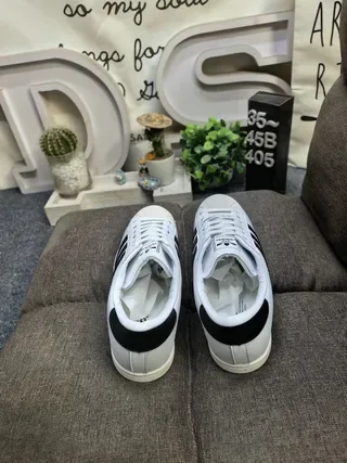 Adidas Superstar Tênis Lifestyle Branco e Preto 8