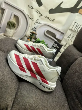 Adidas 白黑 工程网面鞋面 三条侧边品牌 跑鞋 17