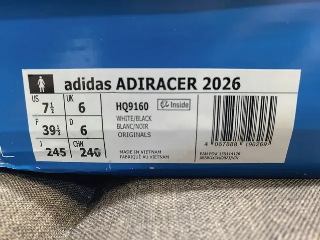 Adidas Tênis Lifestyle Brancos e Pretos Matelassados Sintéticos na Parte Superior com Três Faixas 2