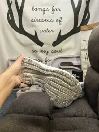Adidas Blanc Bleu Partie Supérieure Malla Ingénierée Semelle Médiane Tachetée Chaussures de Course 24