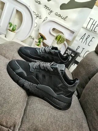 Adidas Tênis Brancos Amarelos Solado Médio Listra Três Painel Lateral Chunky Sneakers 7