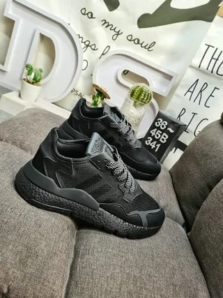 Adidas Tênis Brancos Amarelos Solado Médio Listra Três Painel Lateral Chunky Sneakers 9