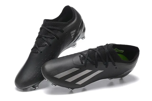 Adidas X Speedflow Noir Argent Terrain ferme Chaussures de football 2