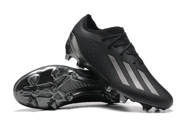 Adidas X Speedflow Noir Argent Terrain ferme Chaussures de football 6