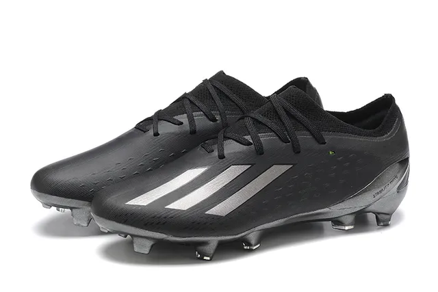 Adidas X Speedflow Noir Argent Terrain ferme Chaussures de football 8