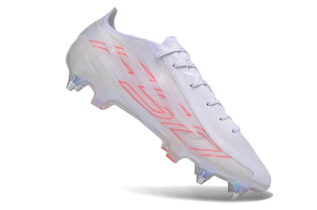 Adidas X Speedportal Blanc Néon Rouge Terrain Ferme Chaussures de Football 2