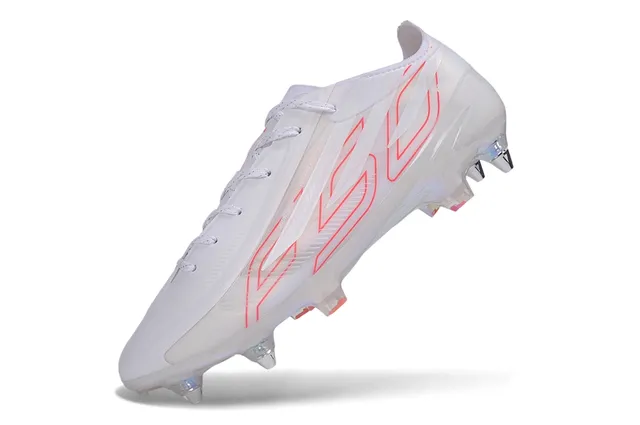 Adidas X Speedportal Blanc Néon Rouge Terrain Ferme Chaussures de Football 3