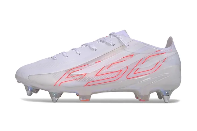 Adidas X Speedportal Blanc Néon Rouge Terrain Ferme Chaussures de Football 7