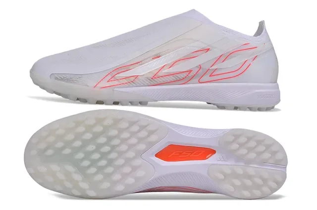 Adidas X Speedportal সাদা কমলা টার্ফ সকার জুতা 6