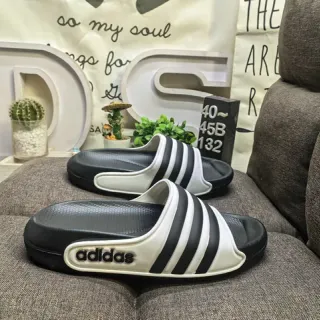 Adidas Yeezy Slide Black and White Slippers