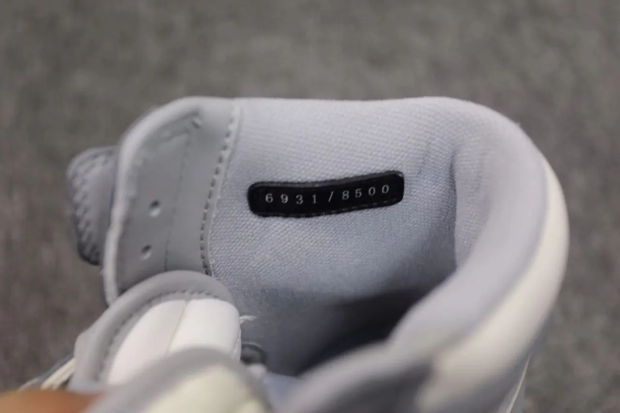 Air Jordan 1 x Dior सफेद ग्रे काला पारभासी सोल बास्केटबॉल जूते 4