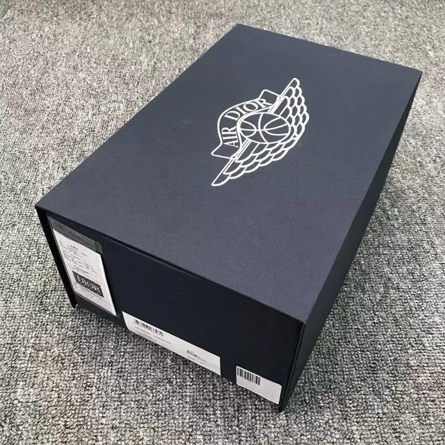 Air Jordan 1 x Dior सफेद ग्रे काला पारभासी सोल बास्केटबॉल जूते 16