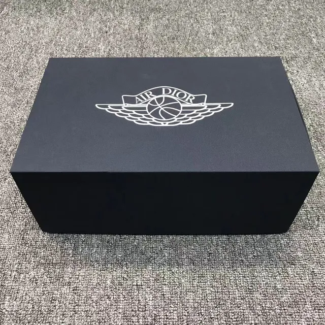 Air Jordan 1 x Dior सफेद ग्रे काला पारभासी सोल बास्केटबॉल जूते 17