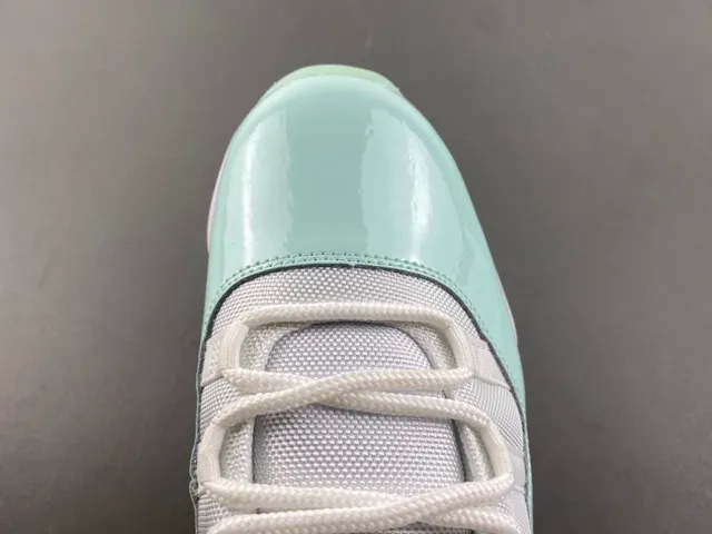 Air Jordan 11 मिंट ग्रीन पेटेंट लेदर बास्केटबॉल जूते 5