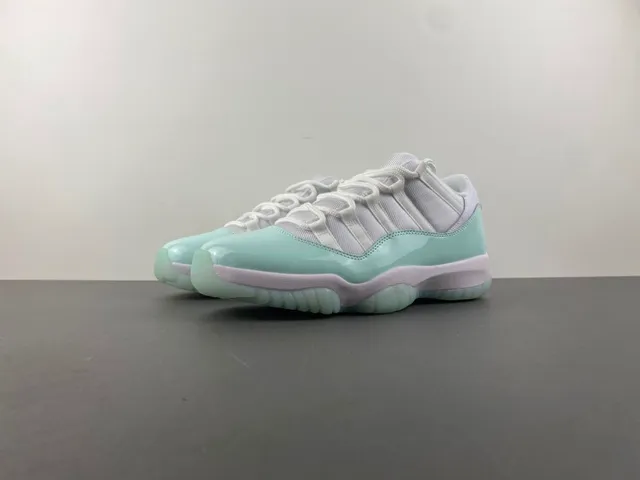 Air Jordan 11 मिंट ग्रीन पेटेंट लेदर बास्केटबॉल जूते 11