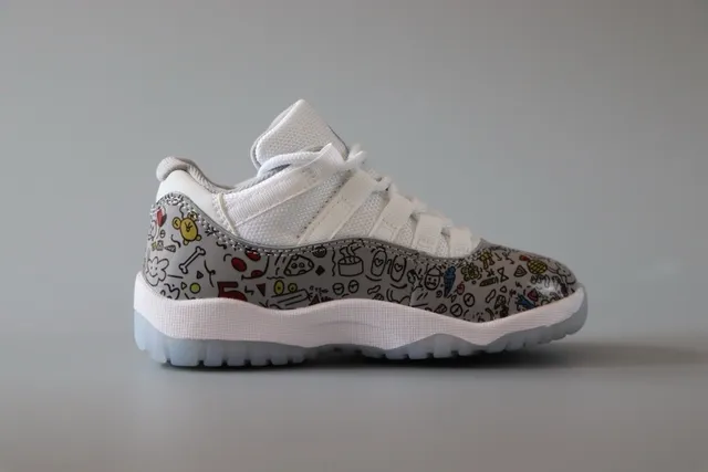 Air Jordan 11 নেভি হোয়াইট বাস্কেটবল জুতো 5