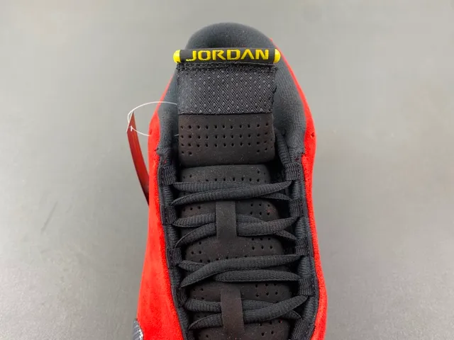 Air Jordan 14 Red Black Ferrari Collaboration Chaussures de basket 6