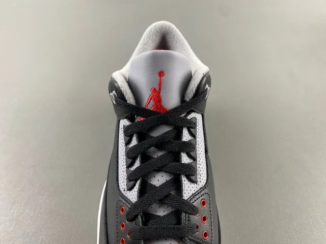 Tênis de basquete Air Jordan 3 Black Cement com estampa de elefante 5