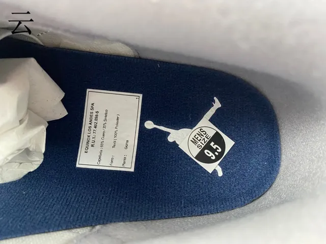 Air Jordan 3 সাদা নেভি এলিফ্যান্ট প্রিন্ট বাস্কেটবল জুতো 11