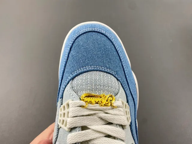 Air Jordan 4 Denim Blue White Gum أحذية كرة السلة 5
