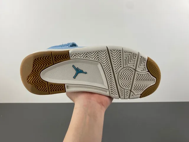 Air Jordan 4 Denim Blue White Gum أحذية كرة السلة 9