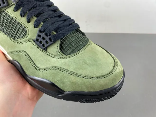 Air Jordan 4 橄榄绿麂皮高帮篮球鞋 2