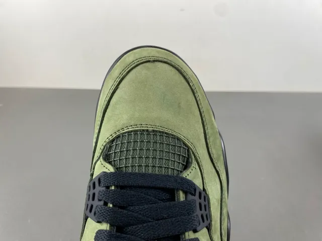 Air Jordan 4 橄榄绿麂皮高帮篮球鞋 5