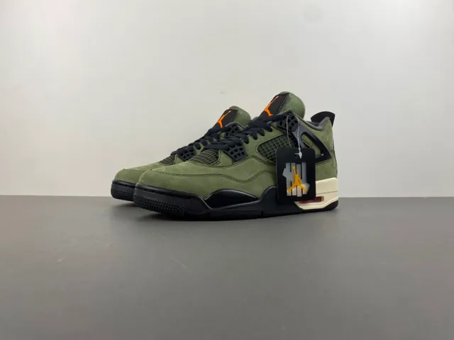 Air Jordan 4 橄榄绿麂皮高帮篮球鞋 10