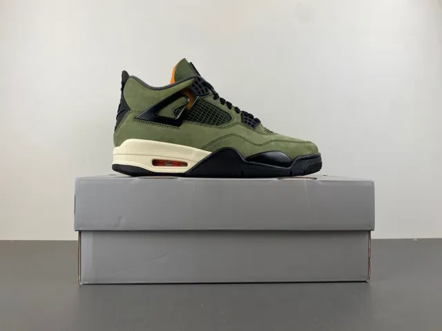 Air Jordan 4 橄榄绿麂皮高帮篮球鞋 15