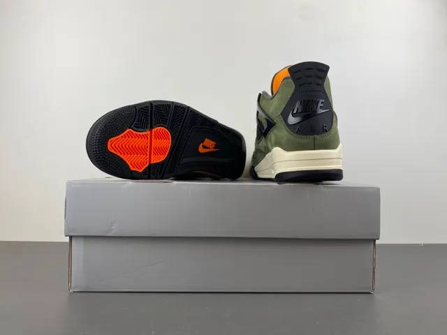Air Jordan 4 橄榄绿麂皮高帮篮球鞋 16