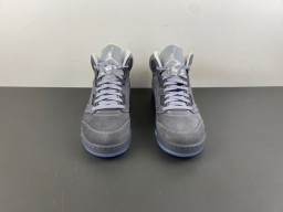 Air Jordan 5 Chaussures de Basketball Gris et Bleu clair 11
