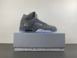 Air Jordan 5 Chaussures de Basketball Gris et Bleu clair 16