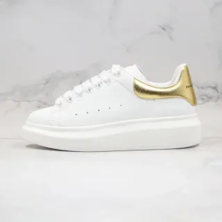Alexander McQueen Oversized Sneaker White and Gold Lifestyle Sneakers