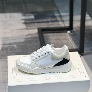 Alexander McQueen Oversized Sneaker White Gray Black Chunky Sneakers