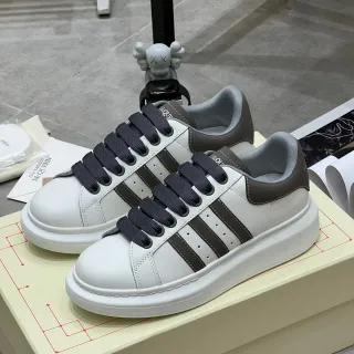 Alexander McQueen Oversized Sneaker White Gray Lifestyle Sneakers