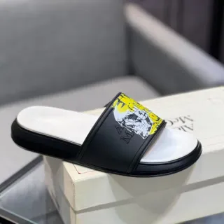 Alexander McQueen 骷髅图案 穆勒拖鞋